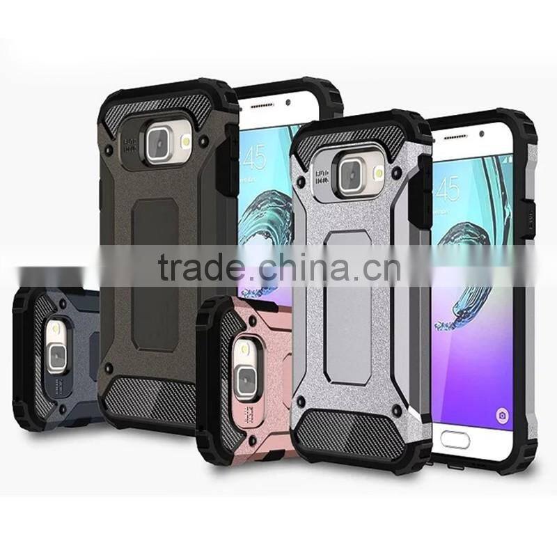 Low MOQ PC+TPU combo case cover for samsung galaxy a3 2016,Slim Shockproof super armor case for samsung A310
