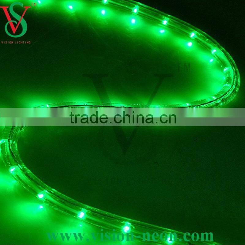Clear pvc tube color changing led thin rope light