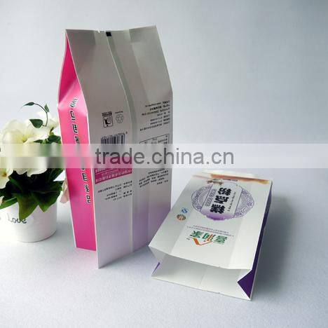 2016 White kraft paper packing bags for bread