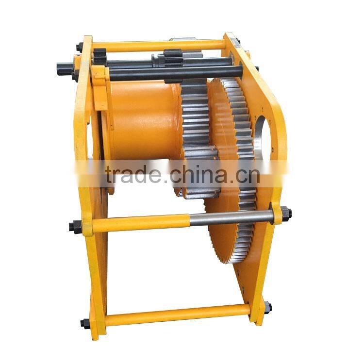 Marine engineering single drum hand winding engine