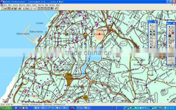 Argentina digital mapinfo map