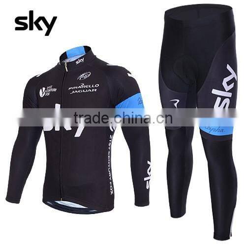 hot sale sky men's racing sport short jersey cycling wear clothing bike uniform set