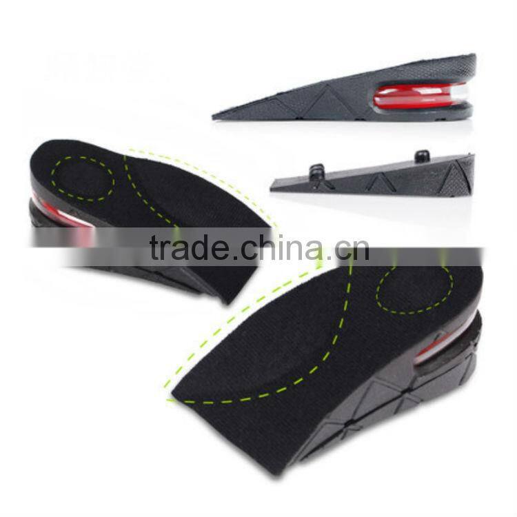 5 layers 6.5cm adjustable PU half insole height increase insole for woman and man