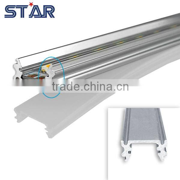 Waterproof Aluminum Aquarium LED Rigid Bar White Color DC12V 60led/m U shape