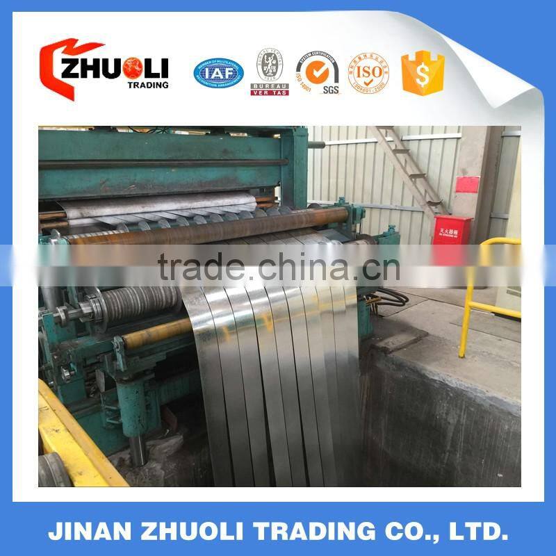 Hot Dip Galvanized steel strips coils HDGI slit with width 30MM,39MM 65MM 85MM Produce corner profile