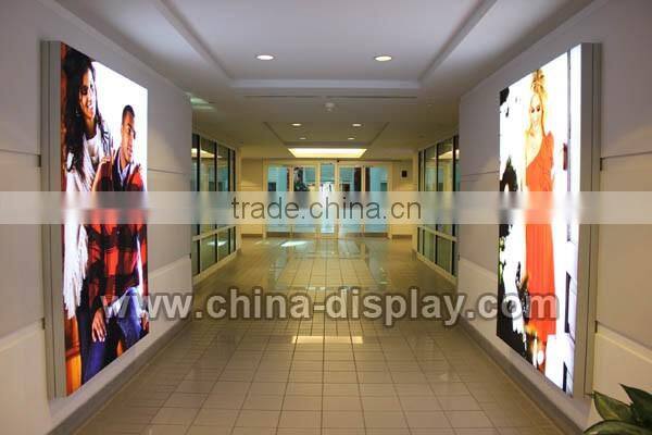 Frameless aluminum design advertising outdoor fabric light box waterproof