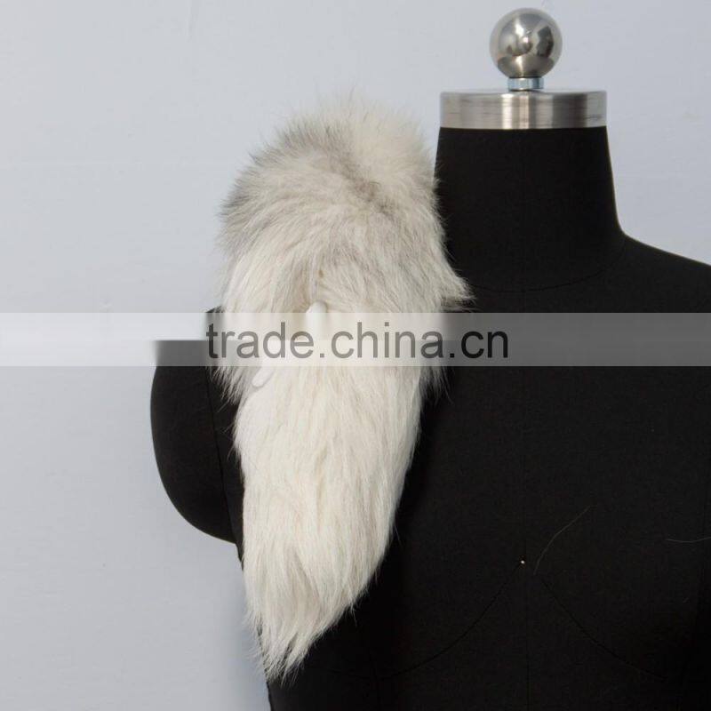 2016 factory price real natural cross fox fur scarf