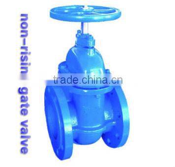 Rising stem AWWA c509 Bevel Gearing and 2" Operating Nut knife gate valve