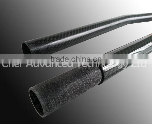 3K Carbon Fiber roller, 2 mm wall thickness or customerized