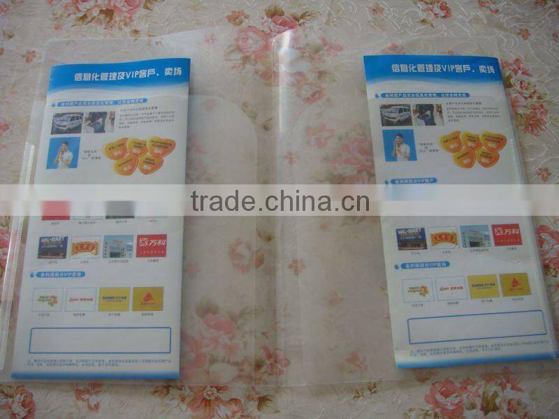 Clear File Folder with Pockets Inside