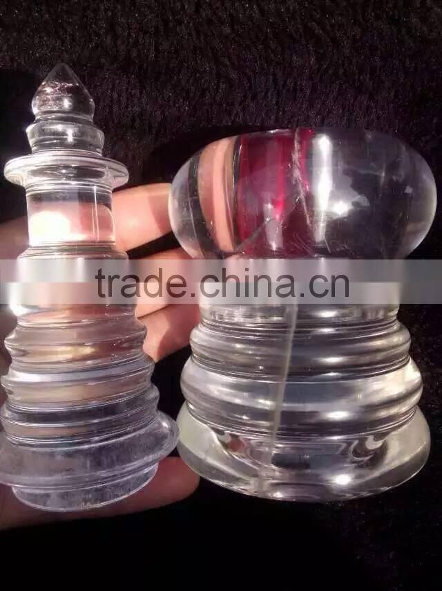 clear crystal stupa