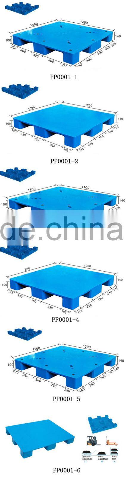 2015 New design Recyclable lightweight cheap plastic pallet