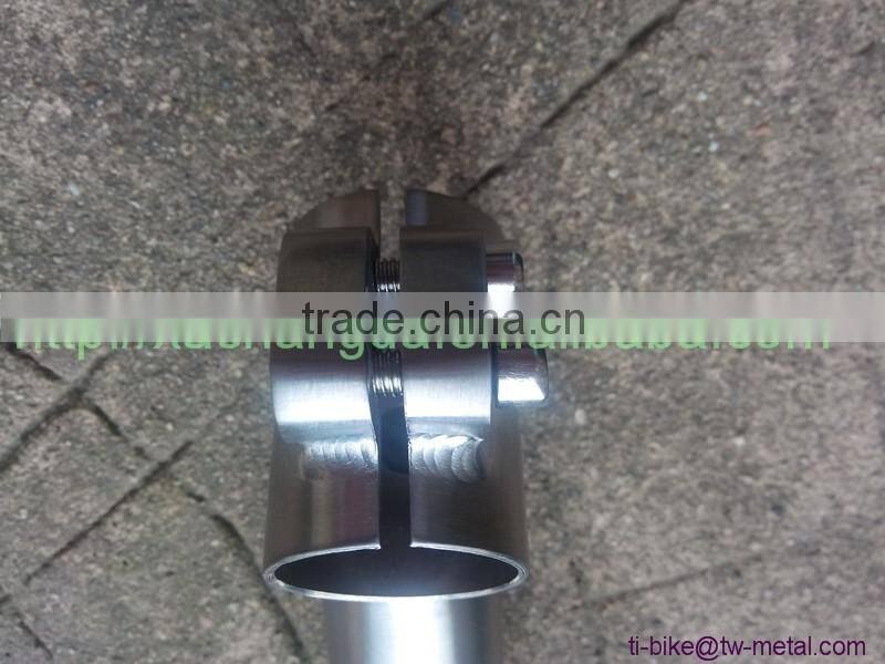 Titanium Tandem Bicycle Stem Custom Titanium Bike Stems for Road Mountain Tandem Bikes XACD Titanium Bike Stem in China