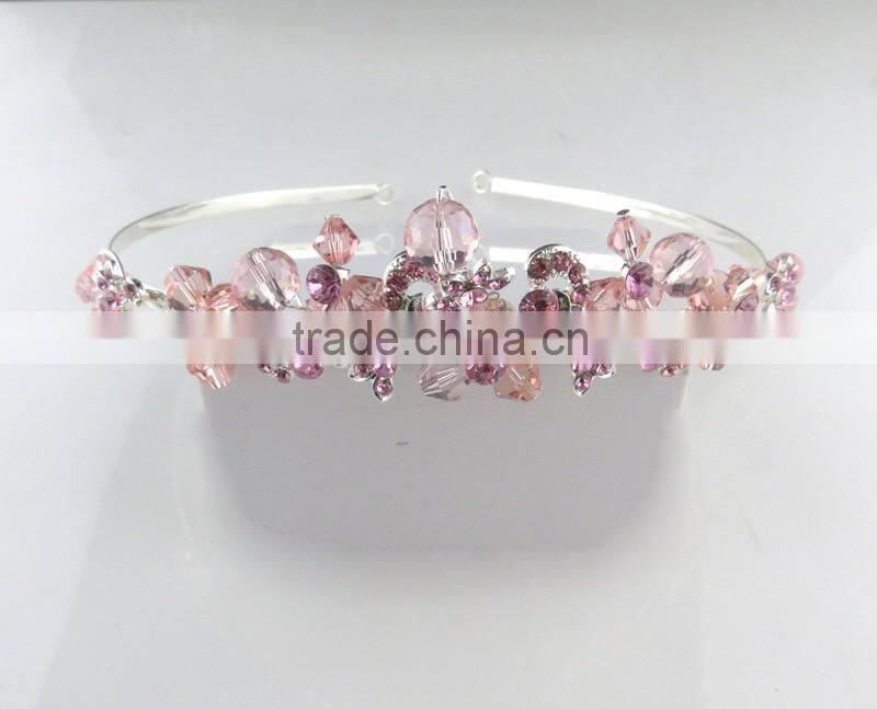 Hotsale colorful stone tiara