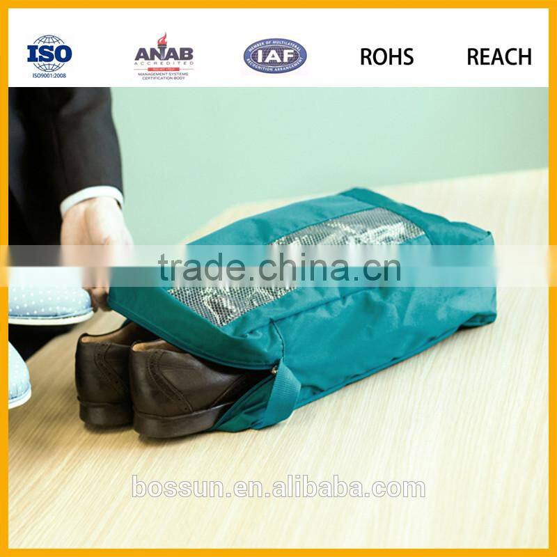 Polyester Shoes bag with PVC for traveling