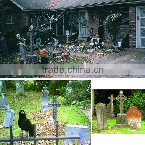 2 Haunted house Mansion POTION poison bottles gargoyle tombstone tonic Halloween