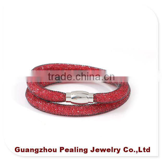 (PLL12017)Alibaba France Best Selling Product Crystal Bracelet With DIY Color For 2015