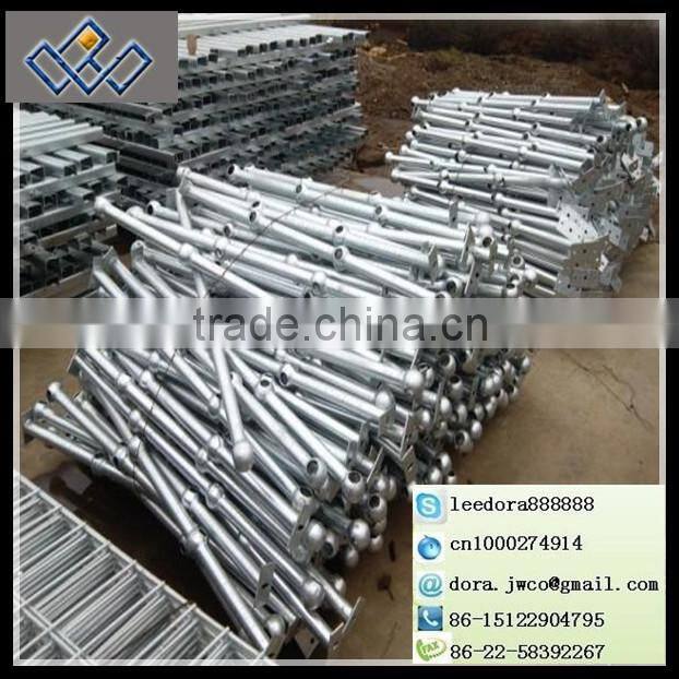 Hebei Jiuwang galvanized steel ball joint handrail ISO9001 20years manufacturer