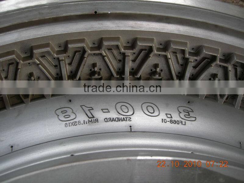 ISO9001-2000 Certificate Motorcycle Tire Mold