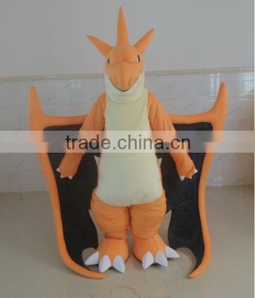 2017 charizard mascot costume/pokemon mascot costume/mascot costume