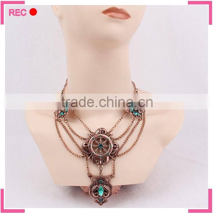 Wholesale choker necklaces for party, fashion handwork jewelry necklace