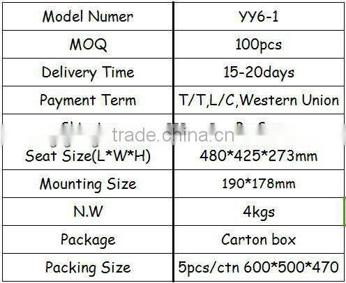 Cleaning machine seat for industrial electric floor scrubber cleaning machine