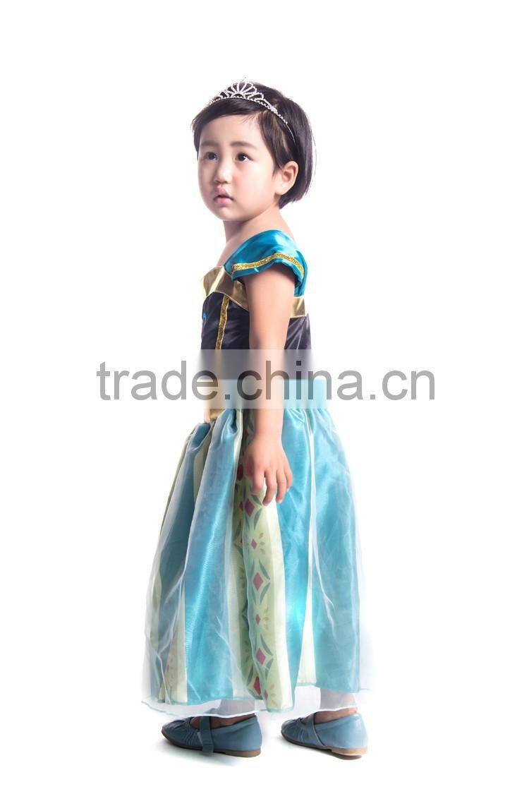 Kapu baby clothing baby girl embroid dress princess dress wholesale price good craft