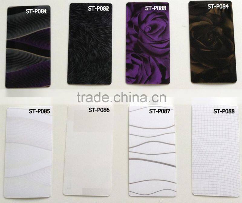 Mirror -Effect 1mm acrylic sheet faced mdf /plywood for furniture or cabinet