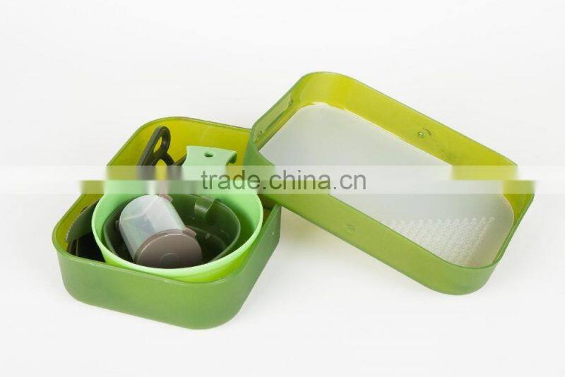 Plastic Picnic/Camping/BBQ/Party Dinner Plate Bowl Mug Cutlery Set