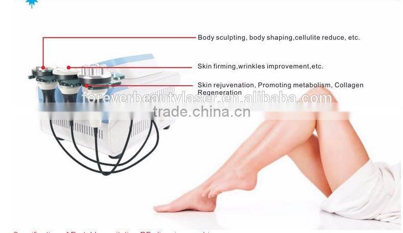CE Certification portable Laser+Cavitation+RF slimming hot sale machine