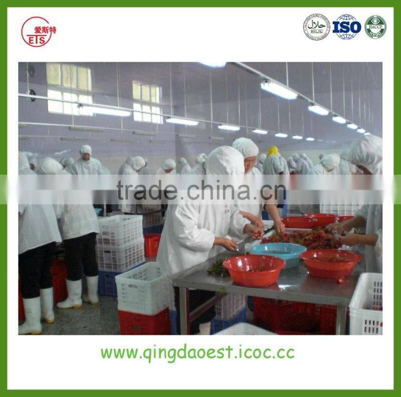 Hot sale fresh frozen IQF strawberry products