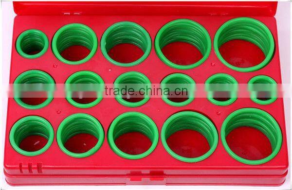 Rohs Certification TC 420pc High quality Green Rubber O-ring Assortment