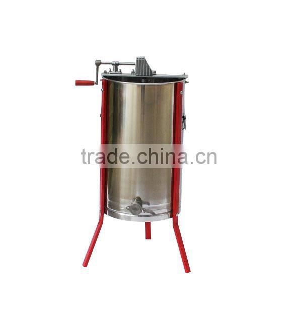 2015 New Type 3 Frames Stainless Steel Honey Extractor By Manual With Legs