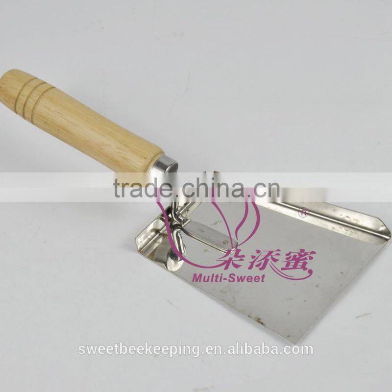 hot sale beehive tools galvanized pollen shovel with plastic handle