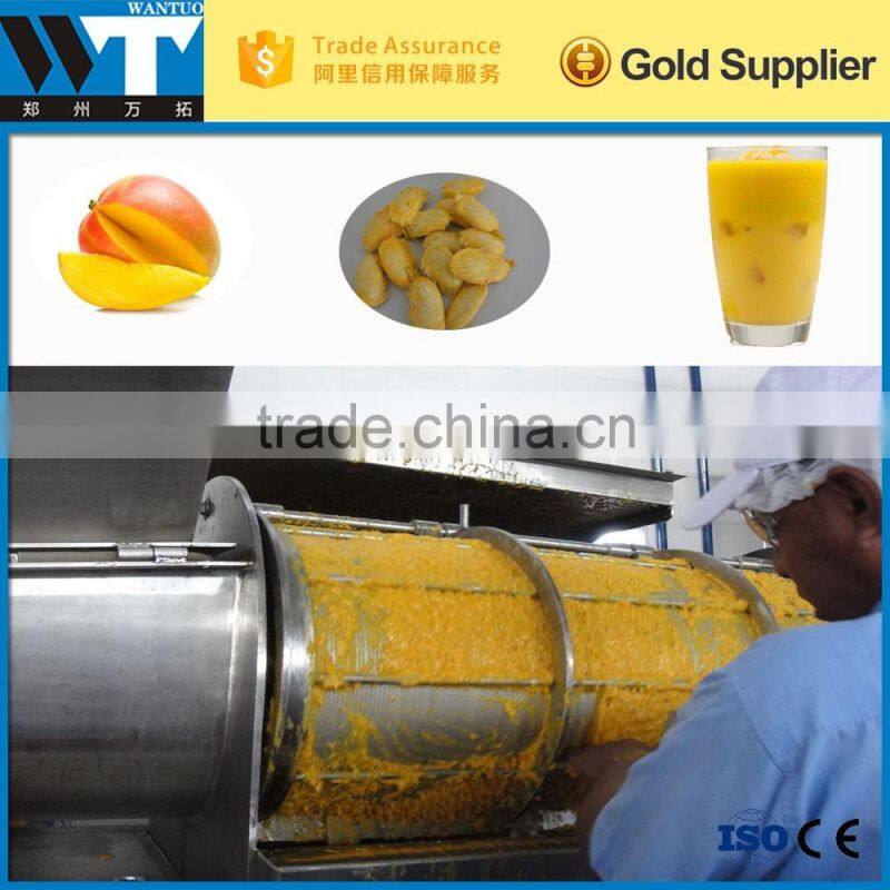 TOP quality stainless steel Mango peeling pulping machine for sale