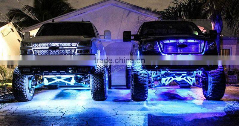 9W high brightness Multicolor RGB Rock Lights For Jeep Wrangler JK TJ WJ XJ MJ Trucks offroad