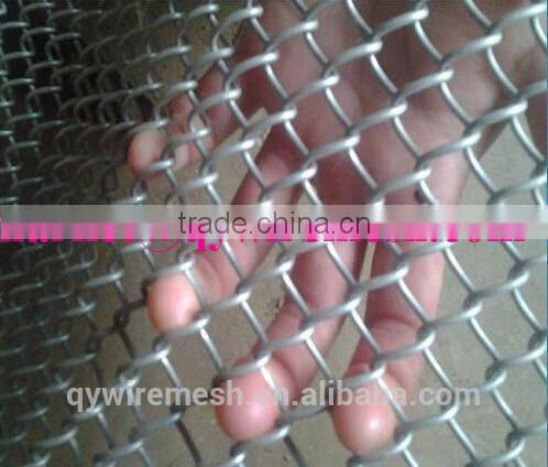 garden use pvc coated galvanized green vinyl coated chain link fence/temporary chain link fence