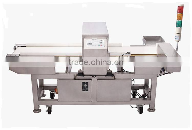 High sensitivity industrial food metal detector for seafood and frozen food