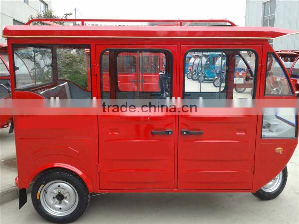 1000W cargo box closed cabin passenger electric tricycle