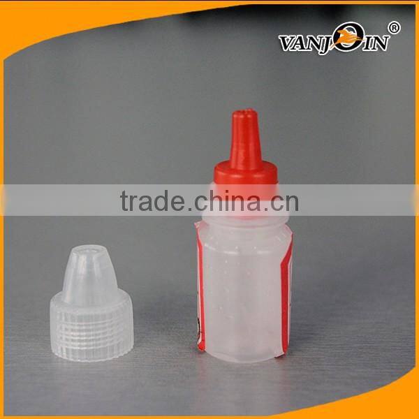 5ml Portable Eye Dropper Bottles with Red Child Safety Dropper Lids