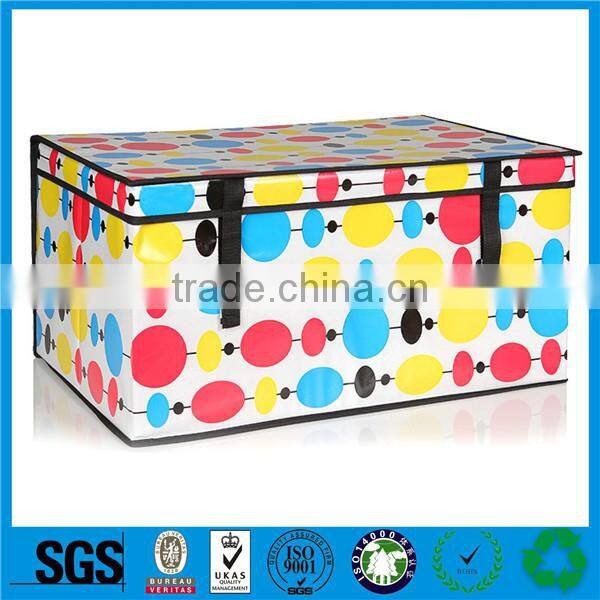 2016 fashion pp foldable nonwoven storage box