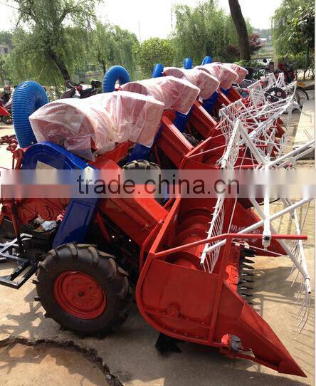 Crawler type small grain harvester