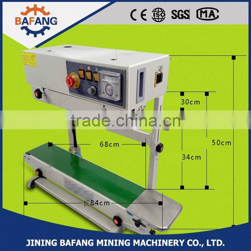 Desktop continous plastic bag sealing machine