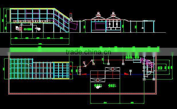 automatic powder coating line