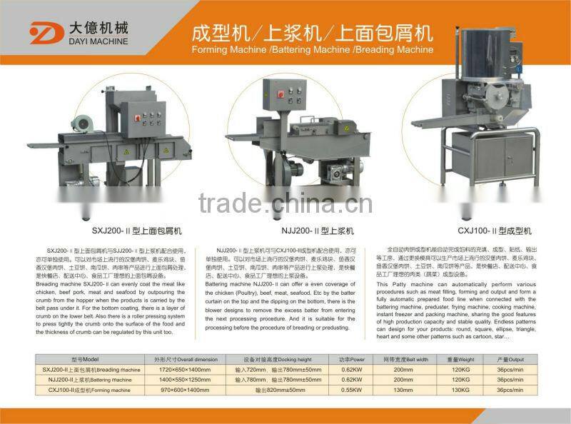 Patty/Chicken Nuggets/ Fillet Production Line