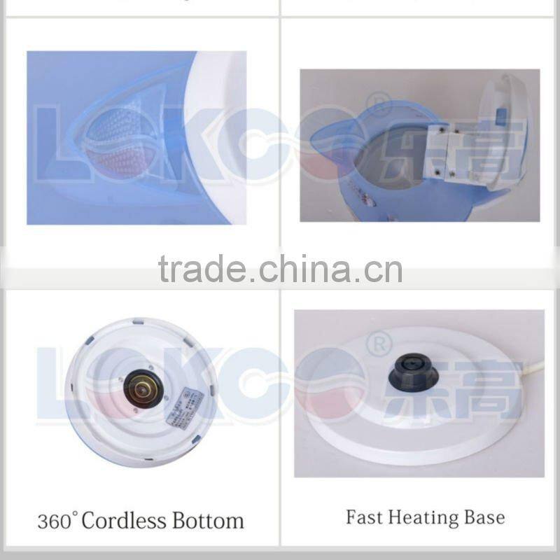 2012 Hot Sale Plastic Electric Kettle