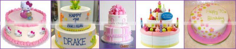 Non-stick removable round birthday cake mold alloy mould