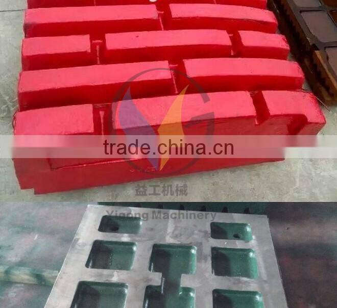 China Yigong Mining Machinery Parts jaw crusher spare parts for Metso,Terex whatsapp008615290435825