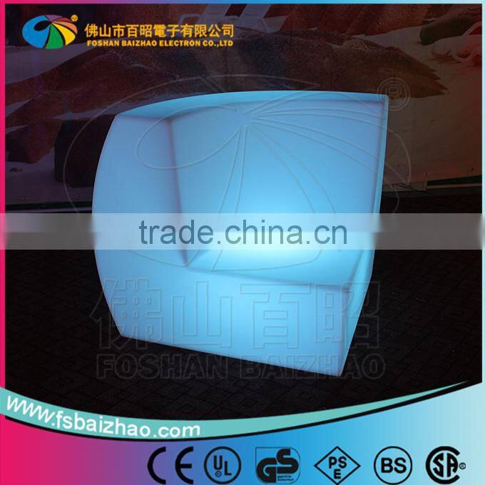 Rotational plastic Sofa Remote Control LED Bar furniture,LED Chair,Led Table