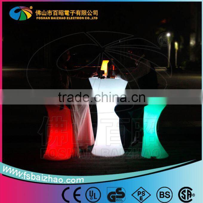 High quality polyethylene led table